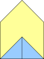 Fold the bottom corner up.