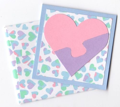 Puzzle Heart Gift Card