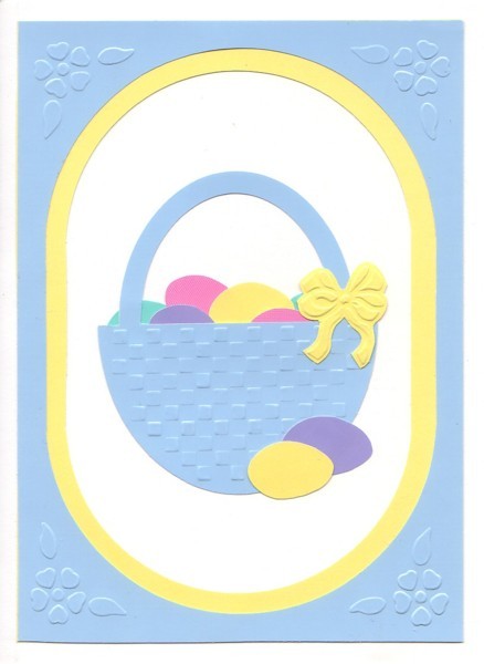 Embossed Easter Basket