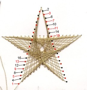 stitching the star