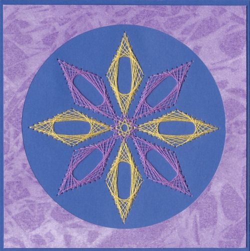 Embroidered Eight Point Star
