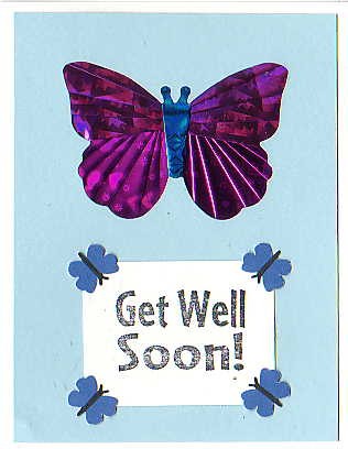 Butterfly Get Well