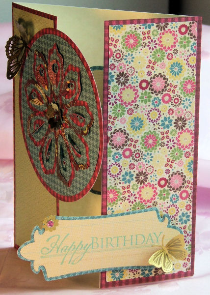 Birthday Butterflies and Flowers - Additional View
