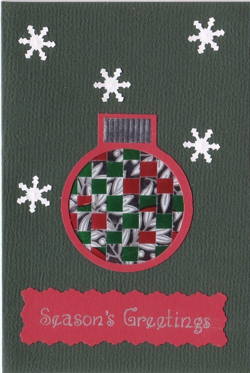 Woven Christmas Ornament