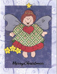 Paper Pieced Christmas Angel