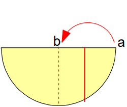 round tea bag tile folding illustration