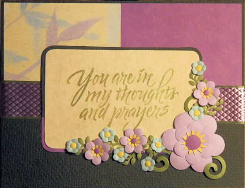 Thoughts and Prayers with Punch Flowers