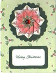 Christmas Candles Tea Bag Fold Card